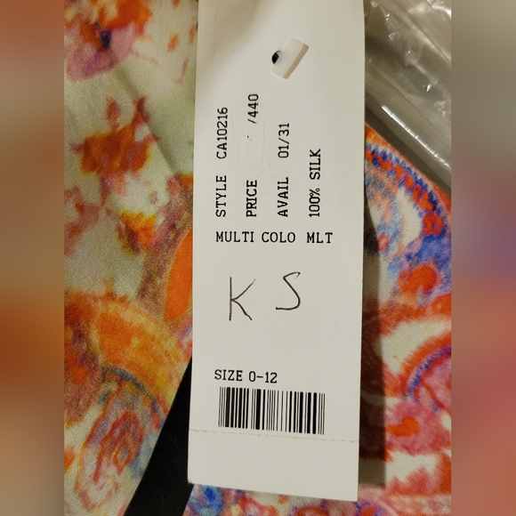 Nicole Miller artelier dress NWT. 100% silk - Picture 7 of 7